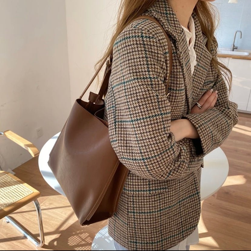 Mori - Borsa a Spalla Multi-Scomparto Eco-Friendly