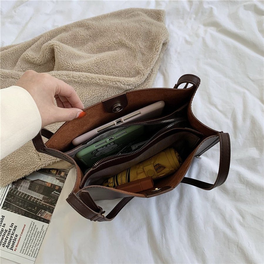 Mori - Borsa a Spalla Multi-Scomparto Eco-Friendly