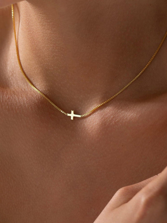 Shinko - Collana con Ciondolo Croce