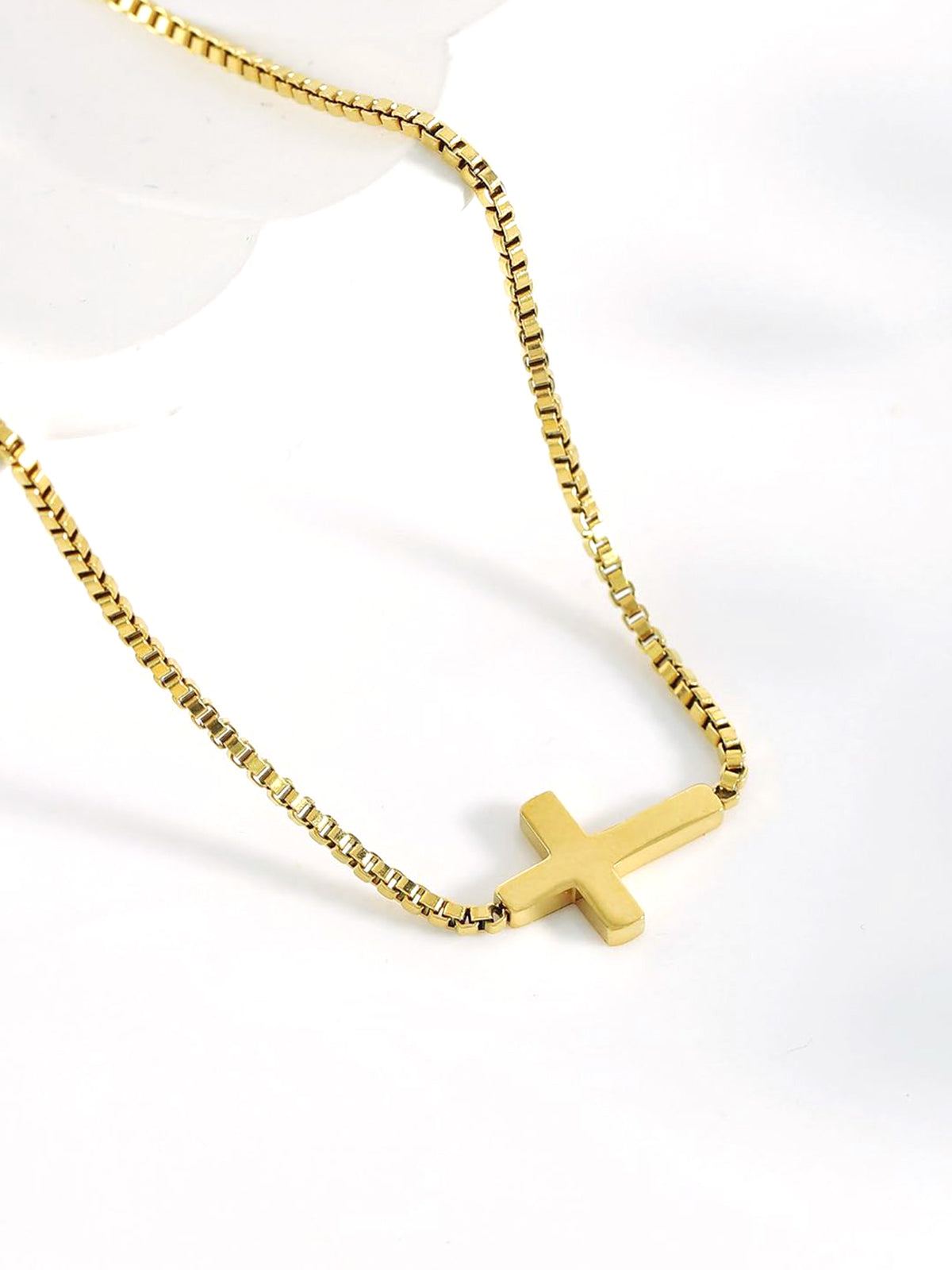 Shinko - Collana con Ciondolo Croce