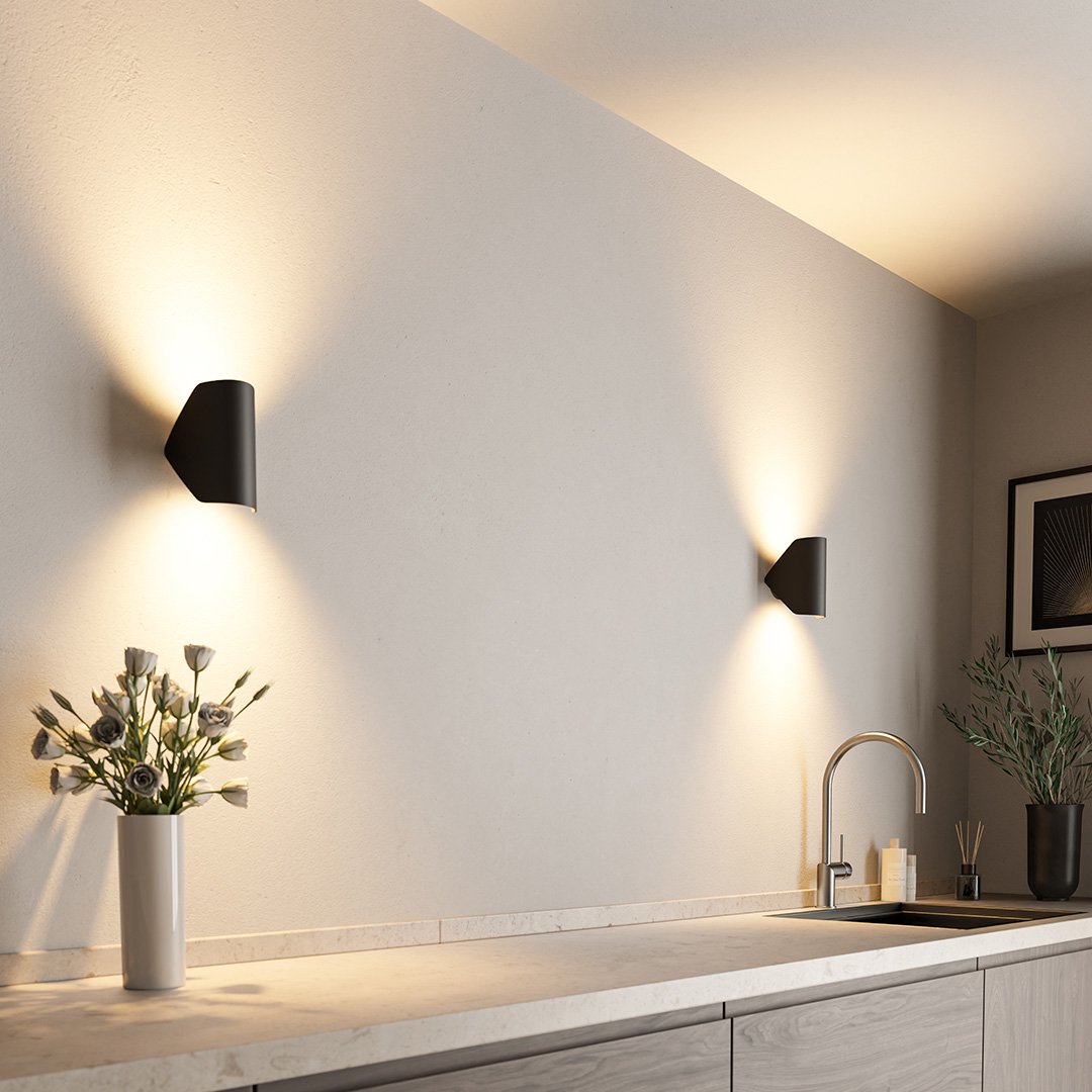 Akatsuki - Applique Parete Semicircolare LED Atmosferica