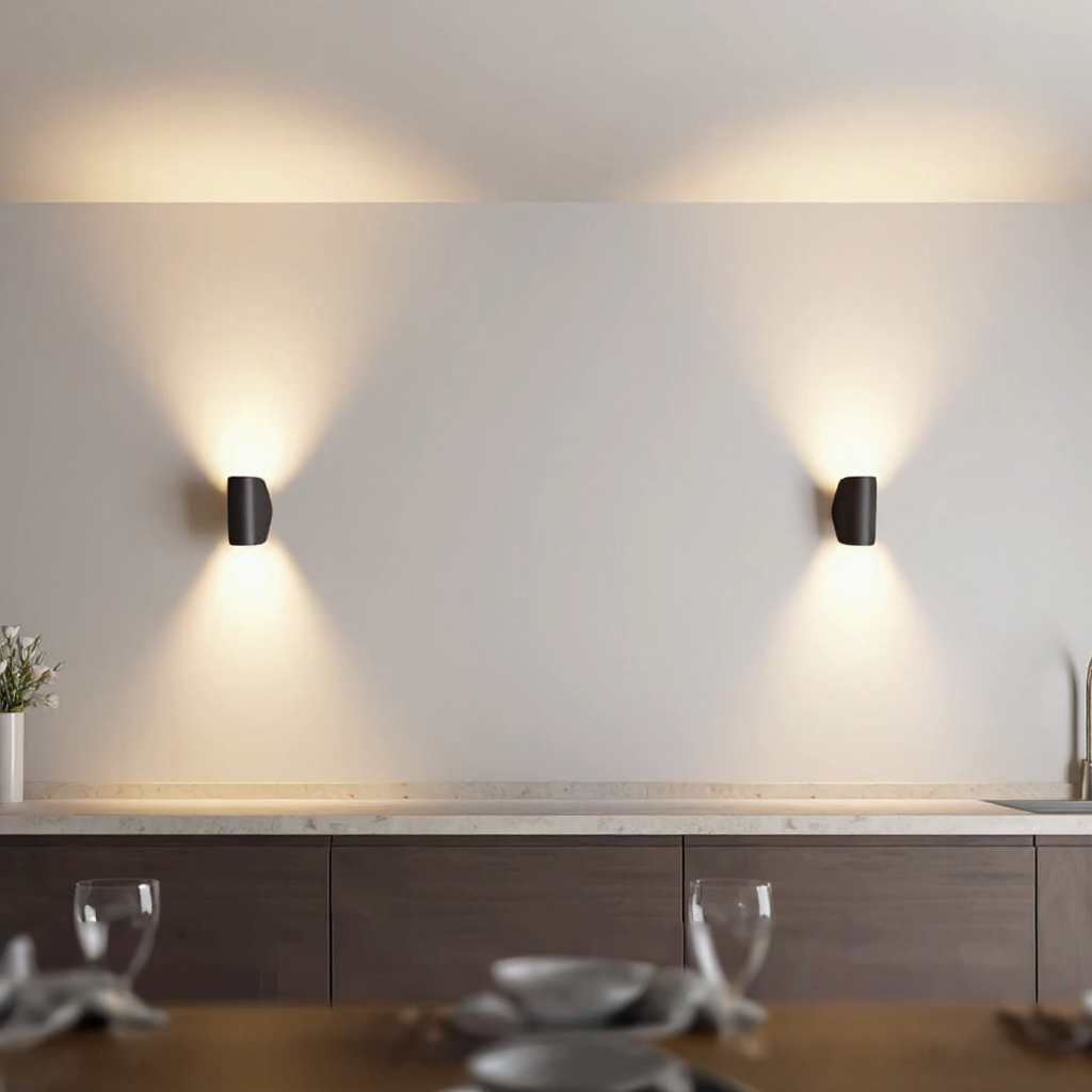Akatsuki - Applique Parete Semicircolare LED Atmosferica