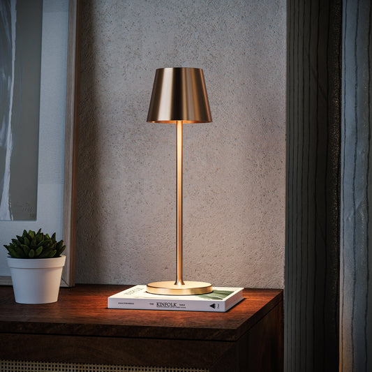 Avenir - Lampada da Tavolo con Paralume Conico in Alluminio